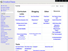 Tablet Screenshot of crosbyclass.wikispaces.com