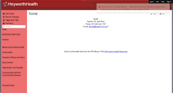 Desktop Screenshot of heyworthhealth.wikispaces.com
