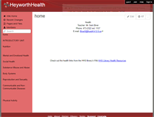 Tablet Screenshot of heyworthhealth.wikispaces.com