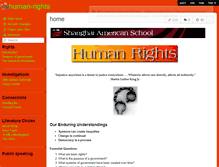 Tablet Screenshot of human-rights.wikispaces.com