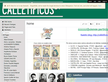 Tablet Screenshot of calletificos.wikispaces.com