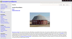 Desktop Screenshot of hoosierroundbarns.wikispaces.com