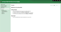 Desktop Screenshot of comportamientoconsumidor.wikispaces.com