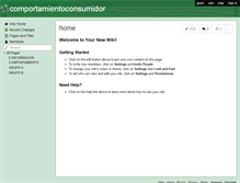 Tablet Screenshot of comportamientoconsumidor.wikispaces.com