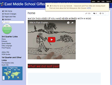 Tablet Screenshot of emsgifted2011.wikispaces.com