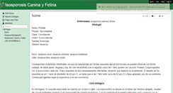 Desktop Screenshot of isosporosis.wikispaces.com