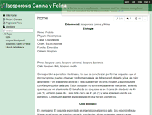 Tablet Screenshot of isosporosis.wikispaces.com