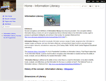 Tablet Screenshot of dimensionsofliteracy.wikispaces.com