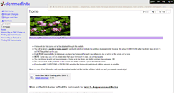 Desktop Screenshot of clemmerfinite.wikispaces.com