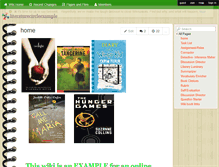 Tablet Screenshot of literaturecircleexample.wikispaces.com