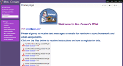 Desktop Screenshot of crownbiology.wikispaces.com