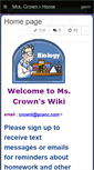 Mobile Screenshot of crownbiology.wikispaces.com