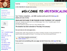 Tablet Screenshot of historicalder.wikispaces.com