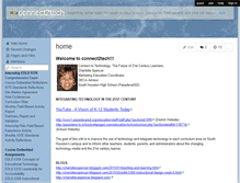 Tablet Screenshot of connect2tech.wikispaces.com
