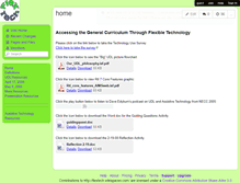 Tablet Screenshot of flextech.wikispaces.com