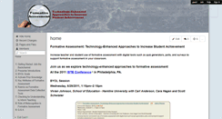 Desktop Screenshot of formativeassessment-technology.wikispaces.com