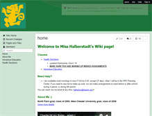 Tablet Screenshot of halbermc09.wikispaces.com