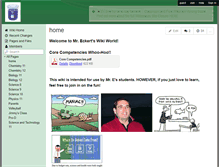 Tablet Screenshot of eckert.wikispaces.com