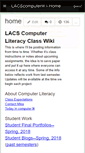 Mobile Screenshot of lacscomputerlit.wikispaces.com