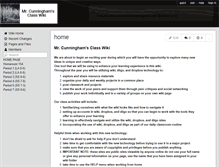 Tablet Screenshot of ehmrcunningham.wikispaces.com
