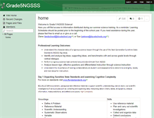 Tablet Screenshot of grade5ngsss.wikispaces.com
