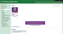 Desktop Screenshot of fcq-microdealimentos.wikispaces.com