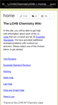 Mobile Screenshot of lchschemistrywiki.wikispaces.com