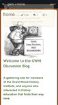 Mobile Screenshot of gwhi.wikispaces.com
