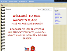 Tablet Screenshot of cmanzi.wikispaces.com
