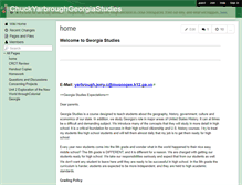 Tablet Screenshot of chuckyarbroughgeorgiastudies.wikispaces.com