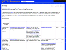 Tablet Screenshot of ettnresources.wikispaces.com