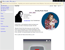 Tablet Screenshot of dorothyporter.wikispaces.com