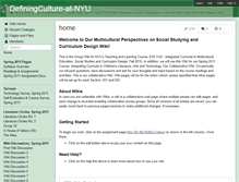 Tablet Screenshot of definingculture-at-nyu.wikispaces.com