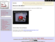 Tablet Screenshot of isusmart.wikispaces.com