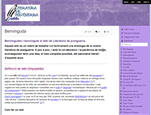 Tablet Screenshot of literaturadepostguerra.wikispaces.com