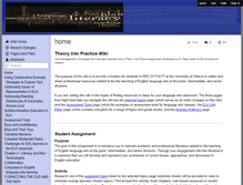 Tablet Screenshot of languageandliteracytheoryandpractice.wikispaces.com