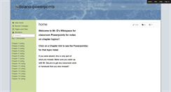 Desktop Screenshot of delano-powerpoints.wikispaces.com
