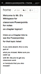 Mobile Screenshot of delano-powerpoints.wikispaces.com