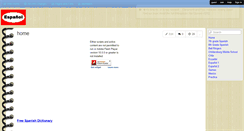Desktop Screenshot of espanolchildersburg.wikispaces.com