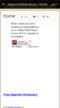 Mobile Screenshot of espanolchildersburg.wikispaces.com