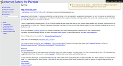 Desktop Screenshot of internetsafetyparents.wikispaces.com
