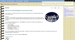 Desktop Screenshot of grade6religioncurrentevents.wikispaces.com