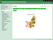 Tablet Screenshot of biodiversidadygestionambiental.wikispaces.com