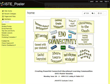 Tablet Screenshot of isteposter.wikispaces.com
