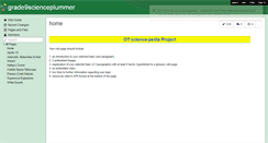 Desktop Screenshot of grade9scienceplummer.wikispaces.com