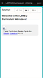 Mobile Screenshot of lmtsdcurriculum.wikispaces.com