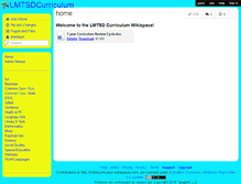 Tablet Screenshot of lmtsdcurriculum.wikispaces.com