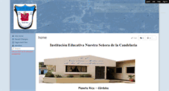 Desktop Screenshot of institucioneducativalacandelaria.wikispaces.com