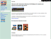 Tablet Screenshot of business304.wikispaces.com