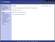 Tablet Screenshot of cvband.wikispaces.com